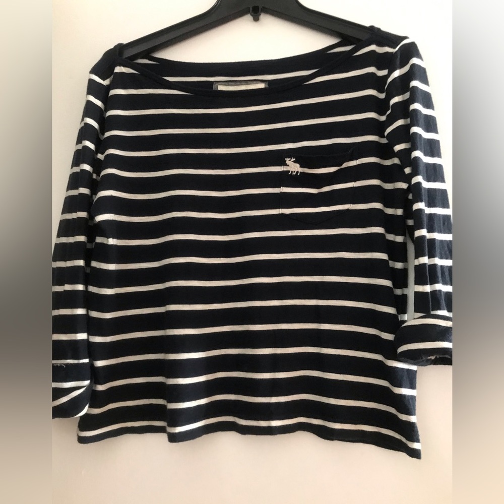 Abercrombie and Fitch long sleeve striped T-shirt.
